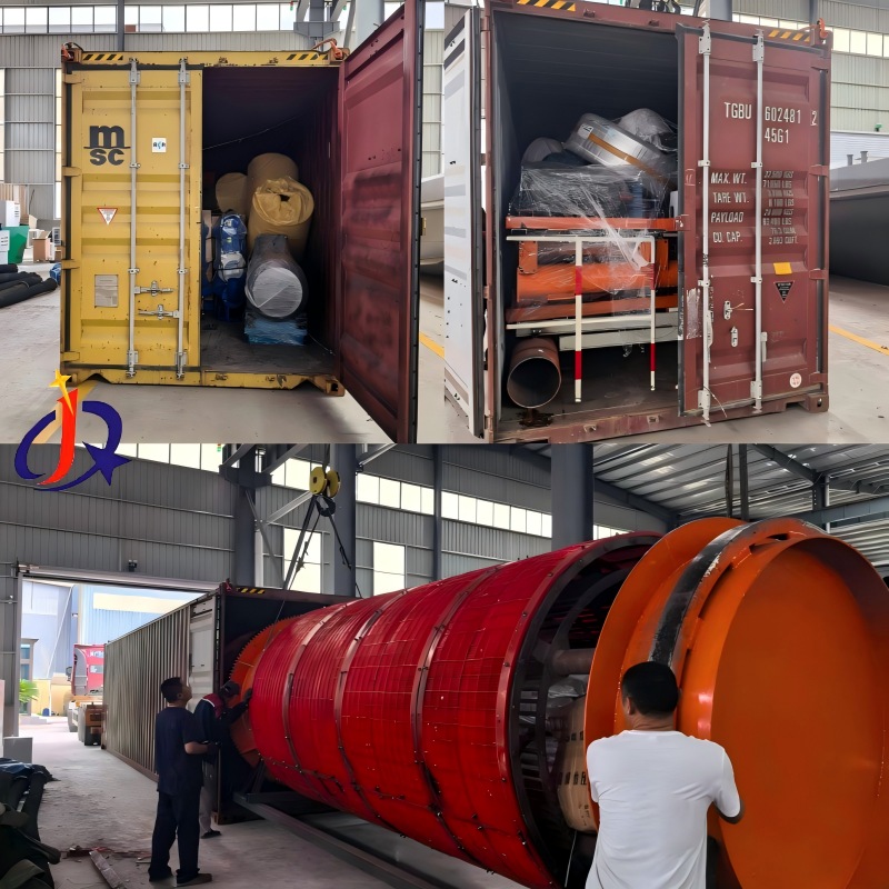 300TPH සම්පූර්ණ රන් ට්‍රොමෙල් රෙදි සෝදන යන්ත්‍රය නැමීබියාවට නැව්ගත කරන ලදී